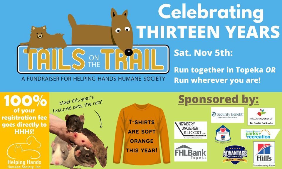Tails on the Trail 2022 Shawnee County North Parks And Rec, Topeka
