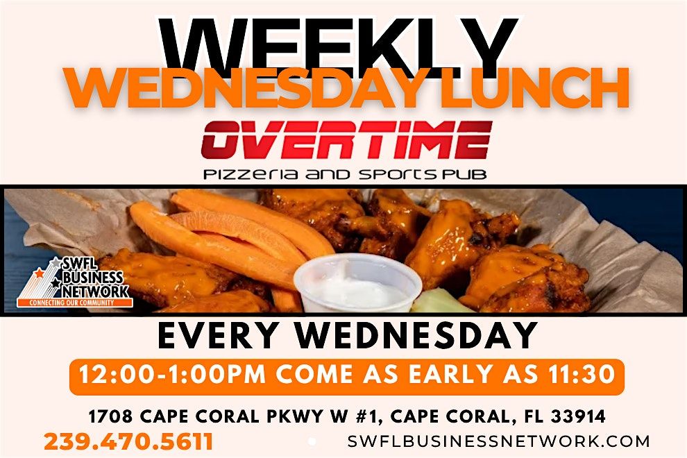 Weekly Wednesday Lunch Connection Meeting