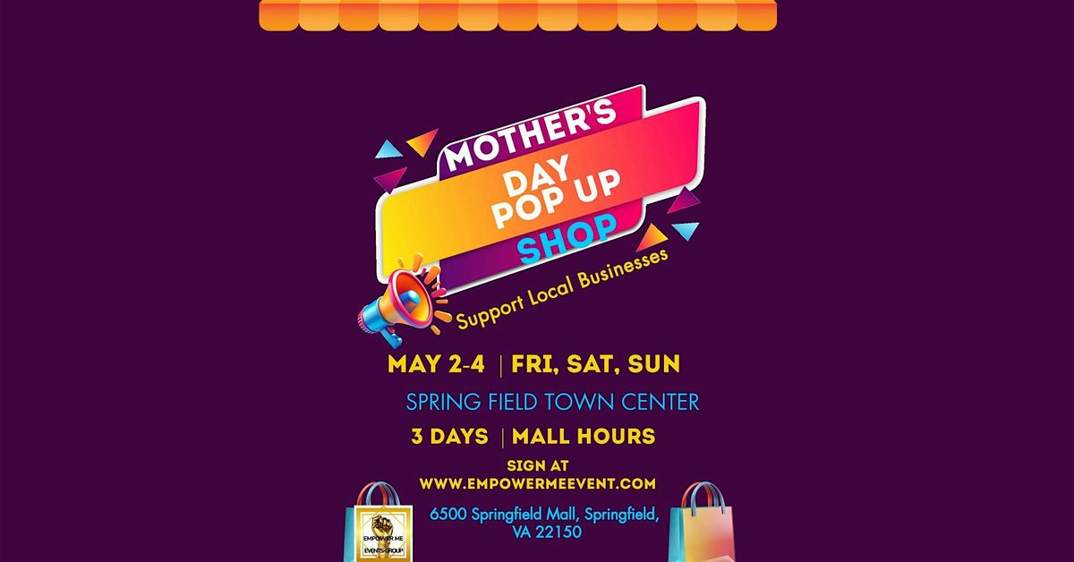 Mother's  Day Pop Up Shop