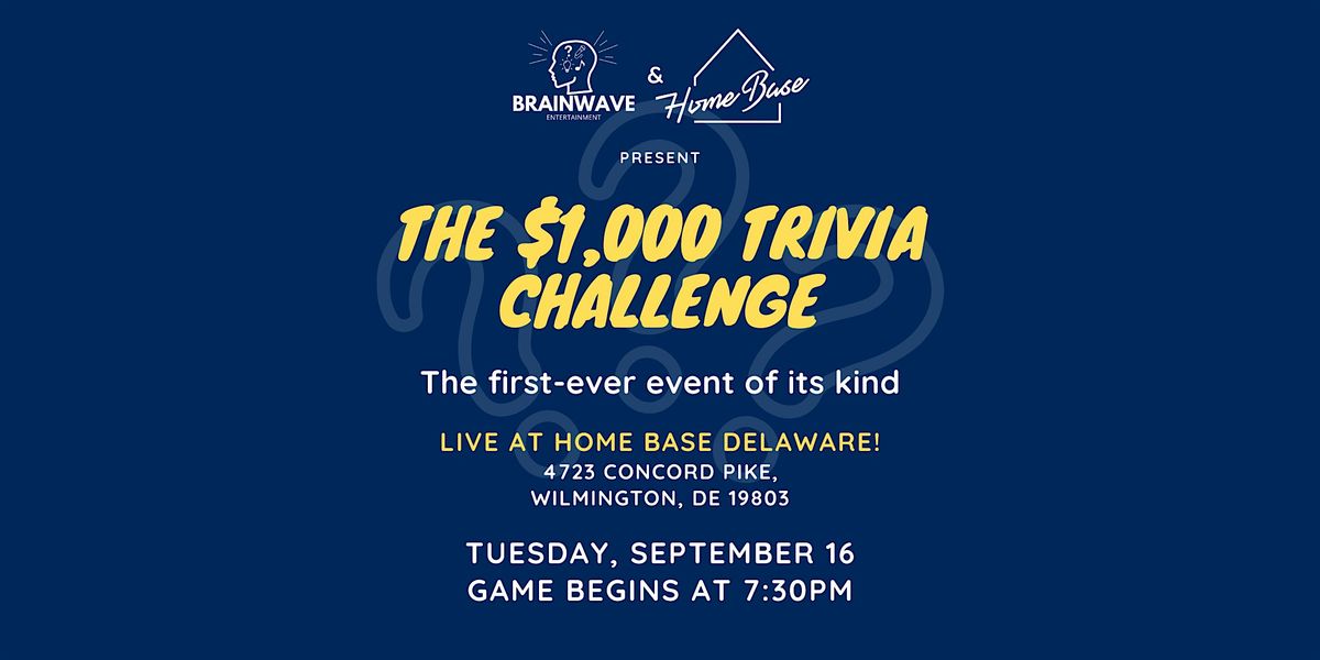 $1000 TRIVIA CHALLENGE