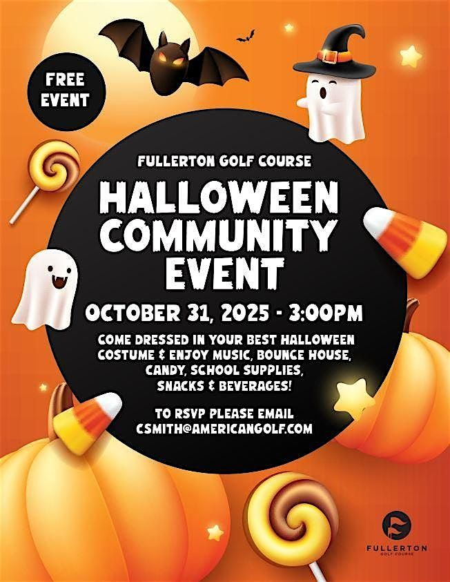 Fullerton Golf Course Halloween Community Event