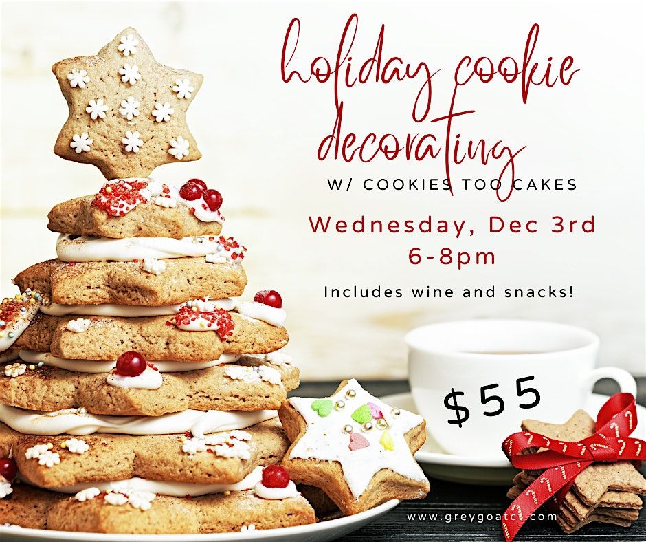 12\/3 Holiday Cookie Decorating Class