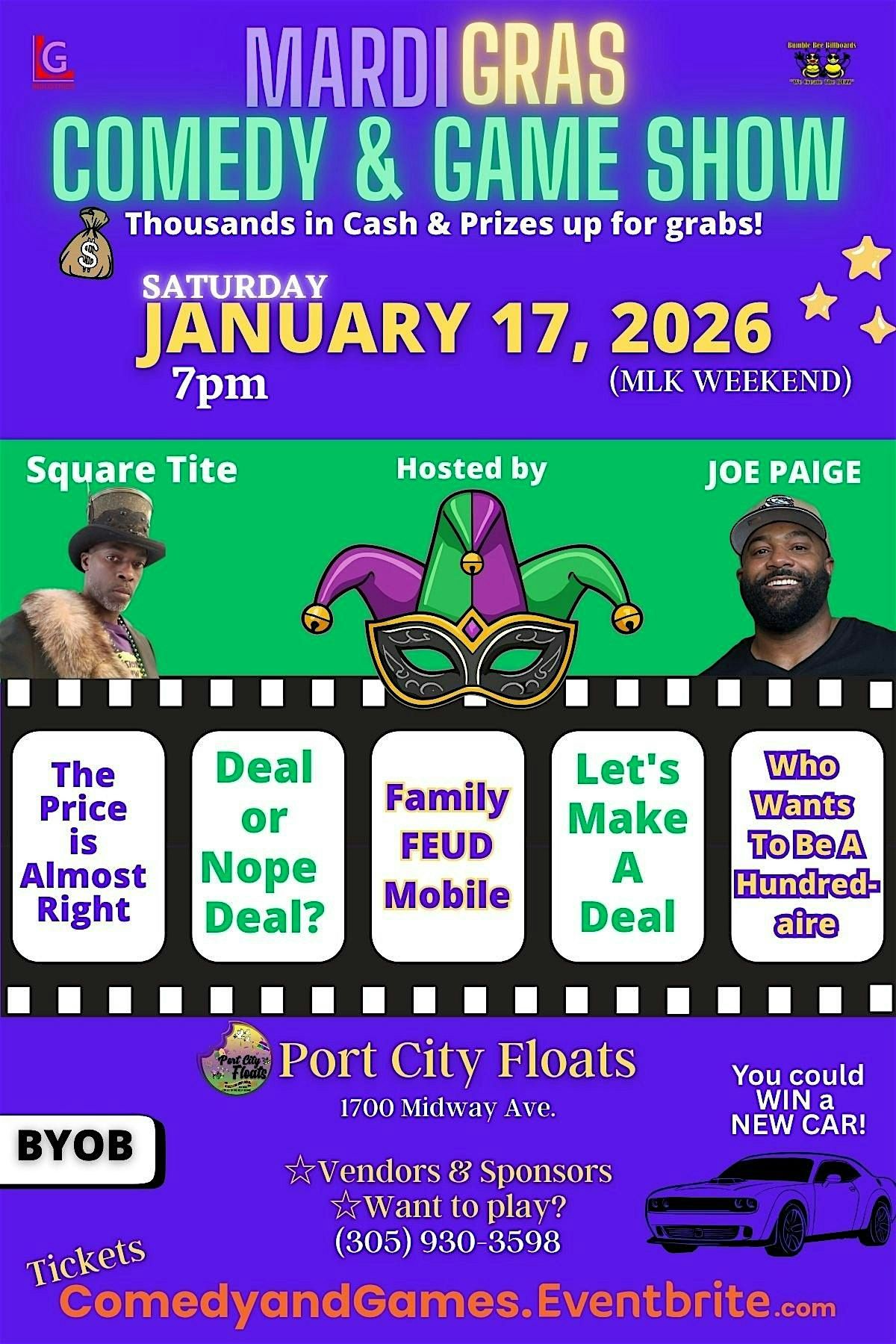 Mardi Gras Comedy & Game Show