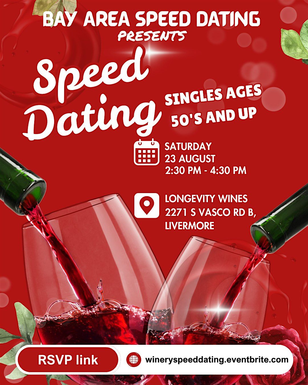 Singles Speed Dating Winery | Ages 50's and up