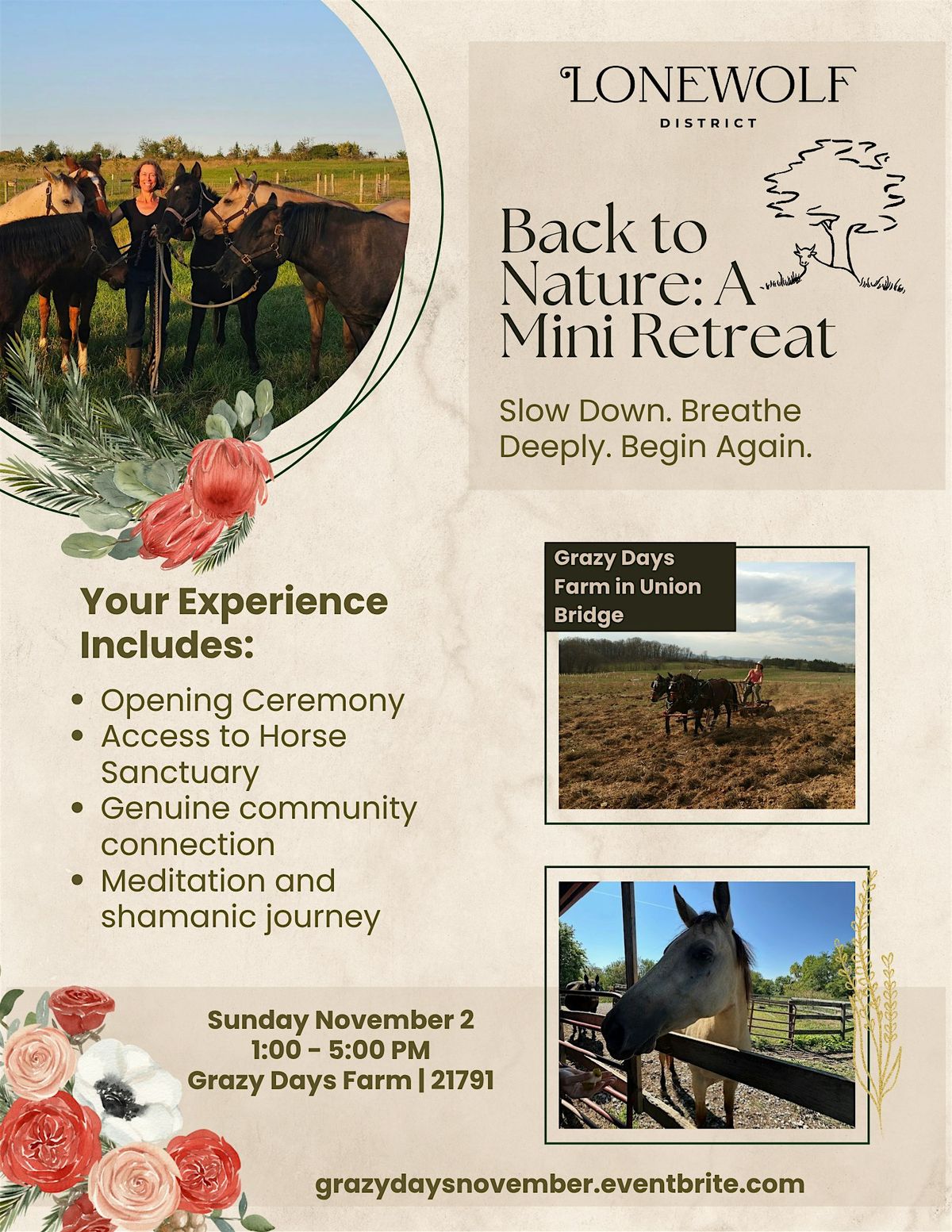 Back to Nature: A Mini Retreat