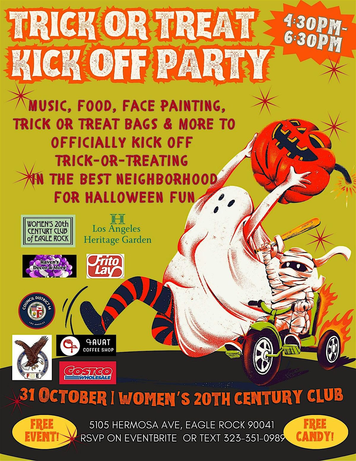HALLOWEEN TRICK OR TREAT KICK OFF PARTY