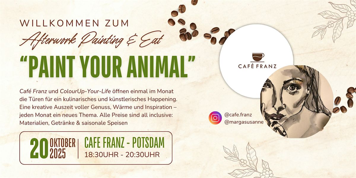 Caf\u00e9 Franz - Paint Your Animal