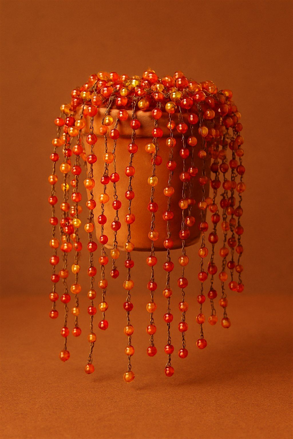 DIY Beaded Hanging Plant : Autumn Edition!