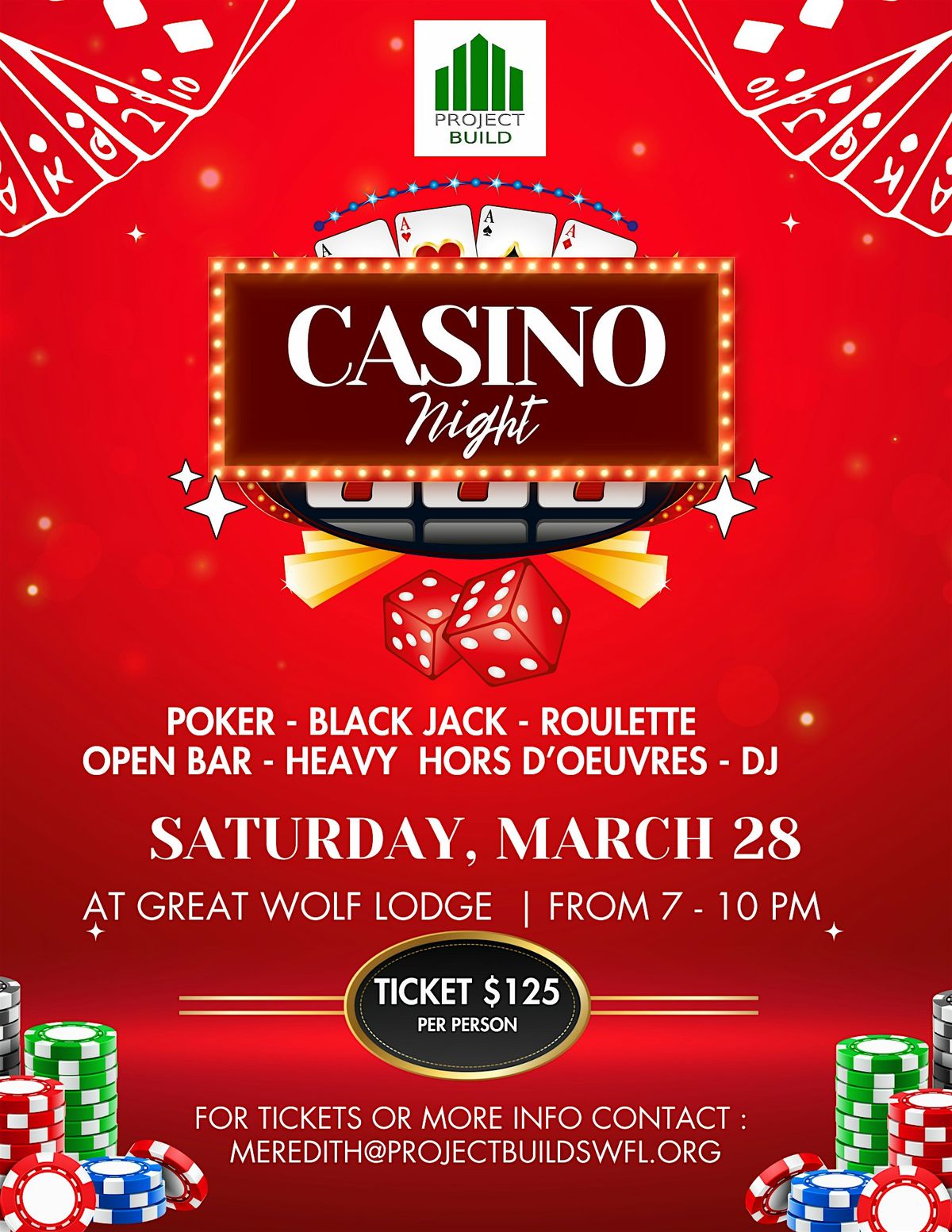 Project BUILD SWFL 2026 Casino Night