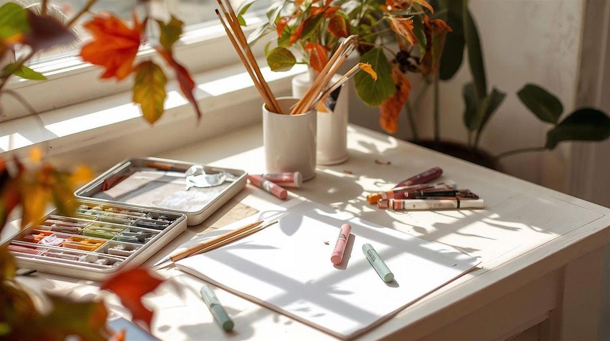 Plantes et fleurs de saison : Atelier d\u2019aquarelle chez une pens\u00e9e
