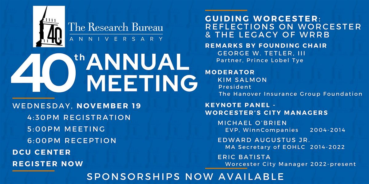 WRRB's 40th Annual Meeting