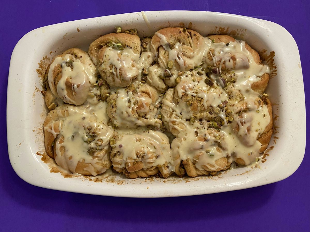 Annie's Signature Sweets IN PERSON Pistachio Cardamom Sweet Rolls