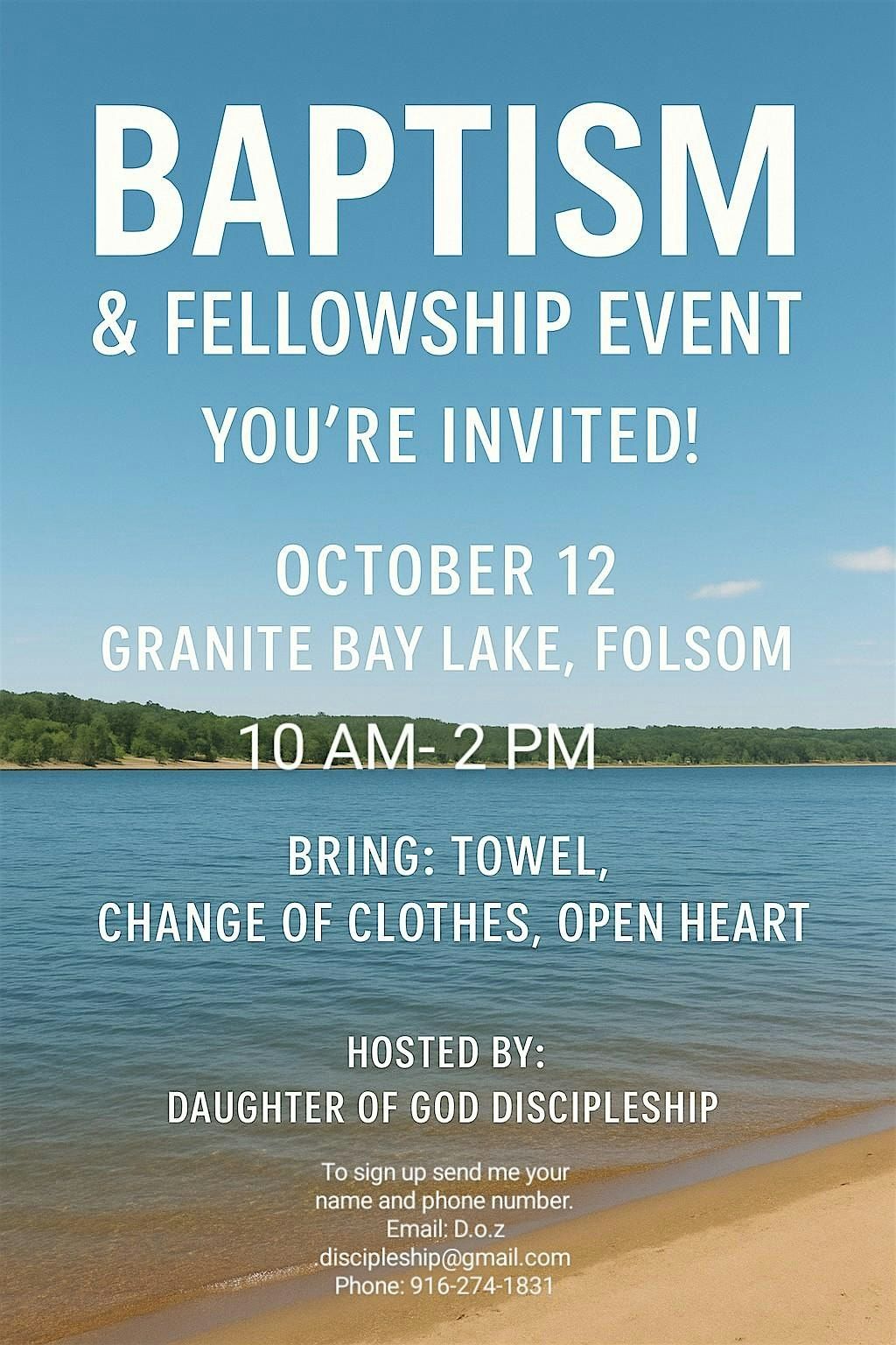 Baptism event