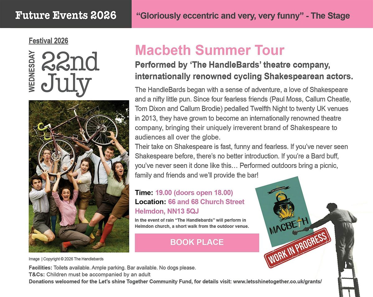 Macbeth Summer Tour by The Handlebards