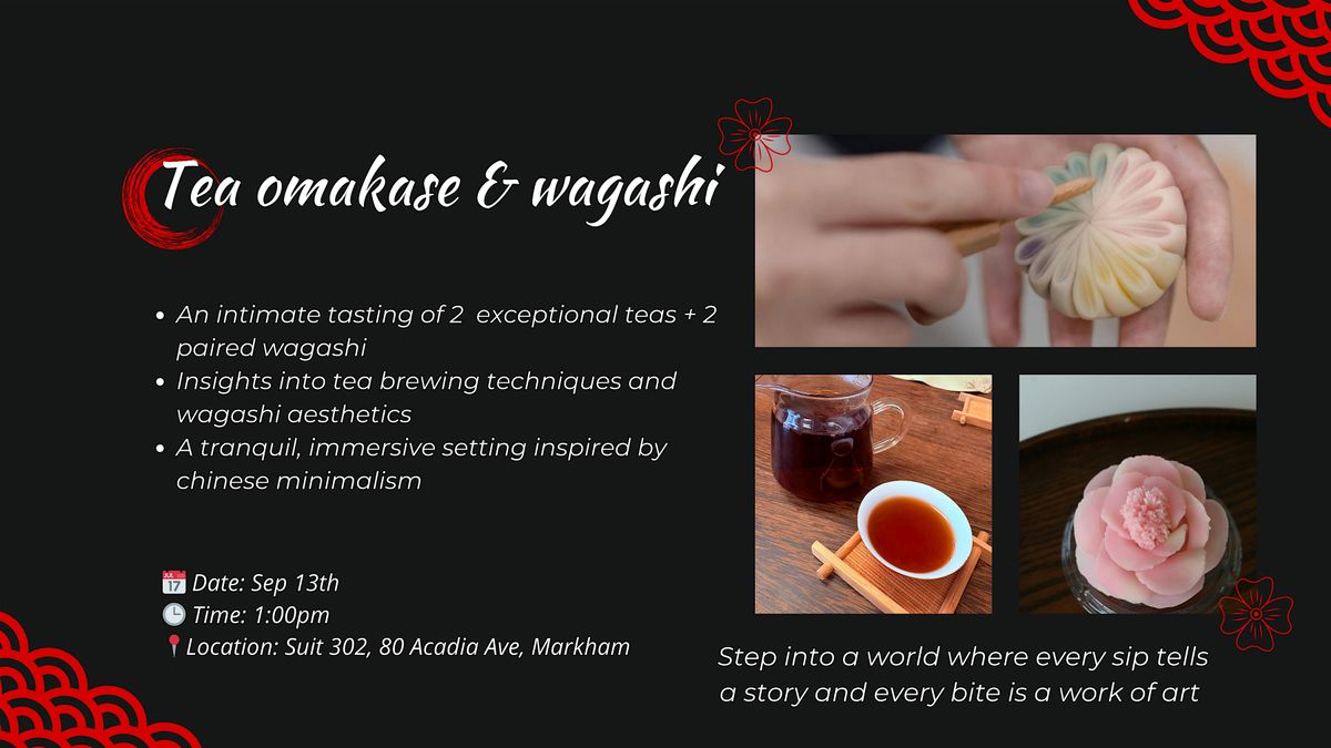 Tea omakase & wagashi workshop