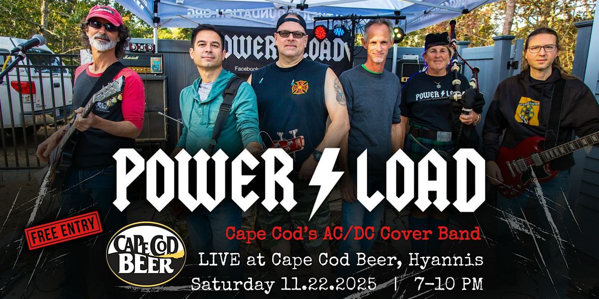 Power Load AC\/DC Cover Band LIVE at Cape Cod Beer!