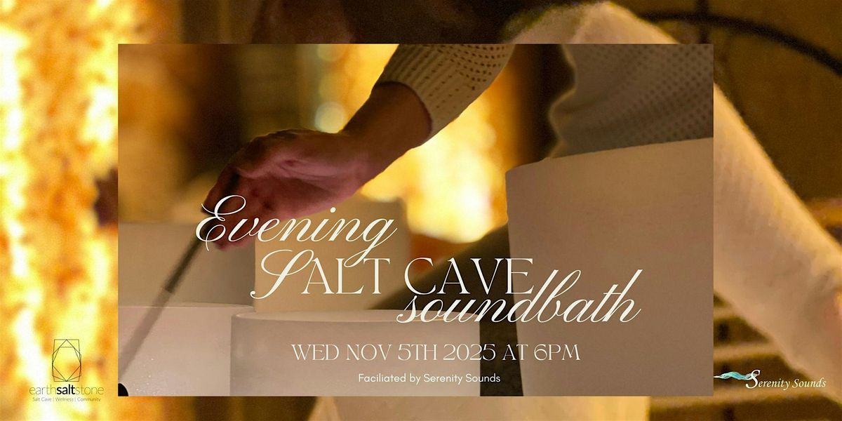 Unplug & Unwind: Evening Salt Cave Sound Bath in Jacksonville, FL