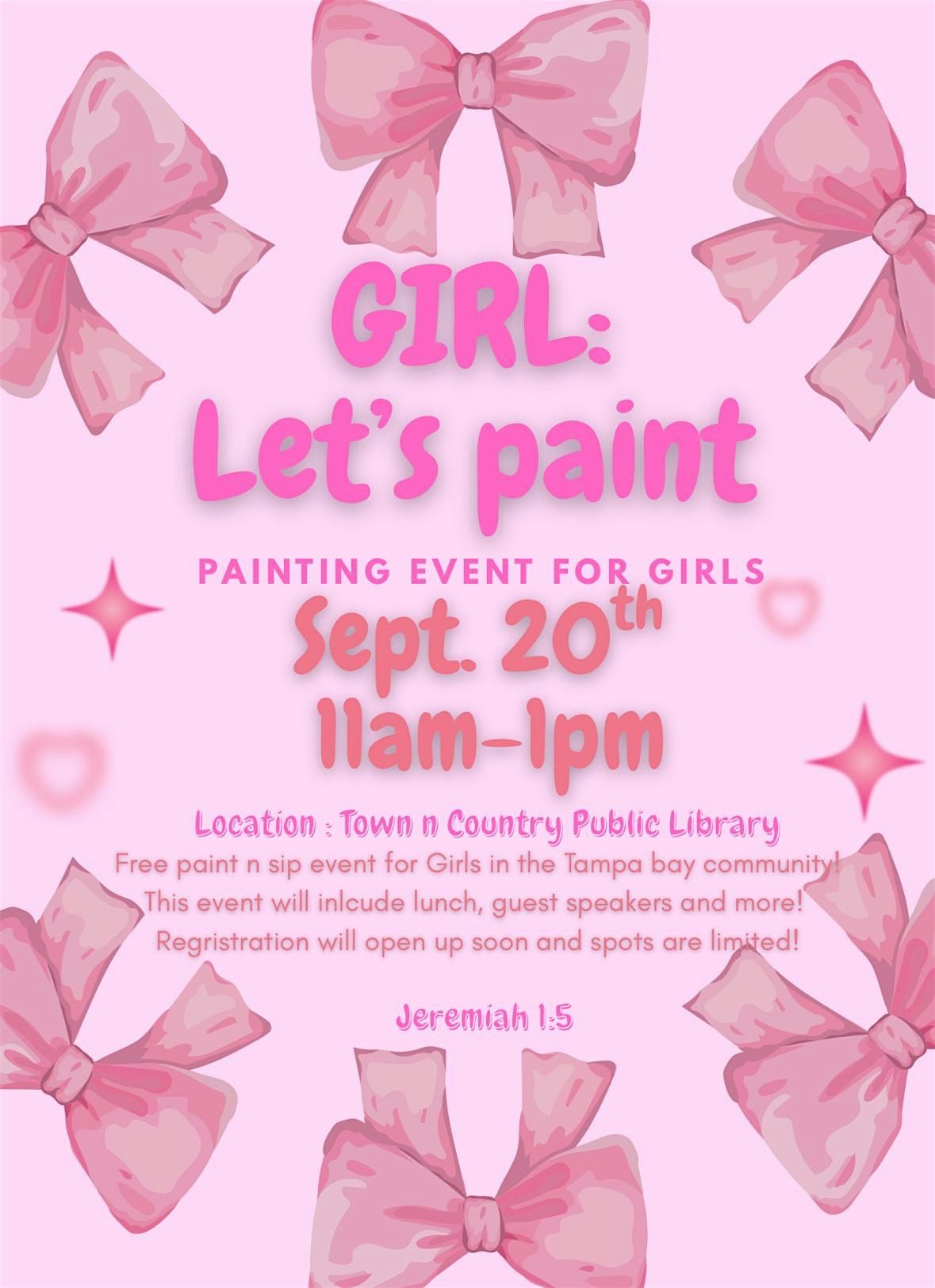 GIRL: Let\u2019s Paint