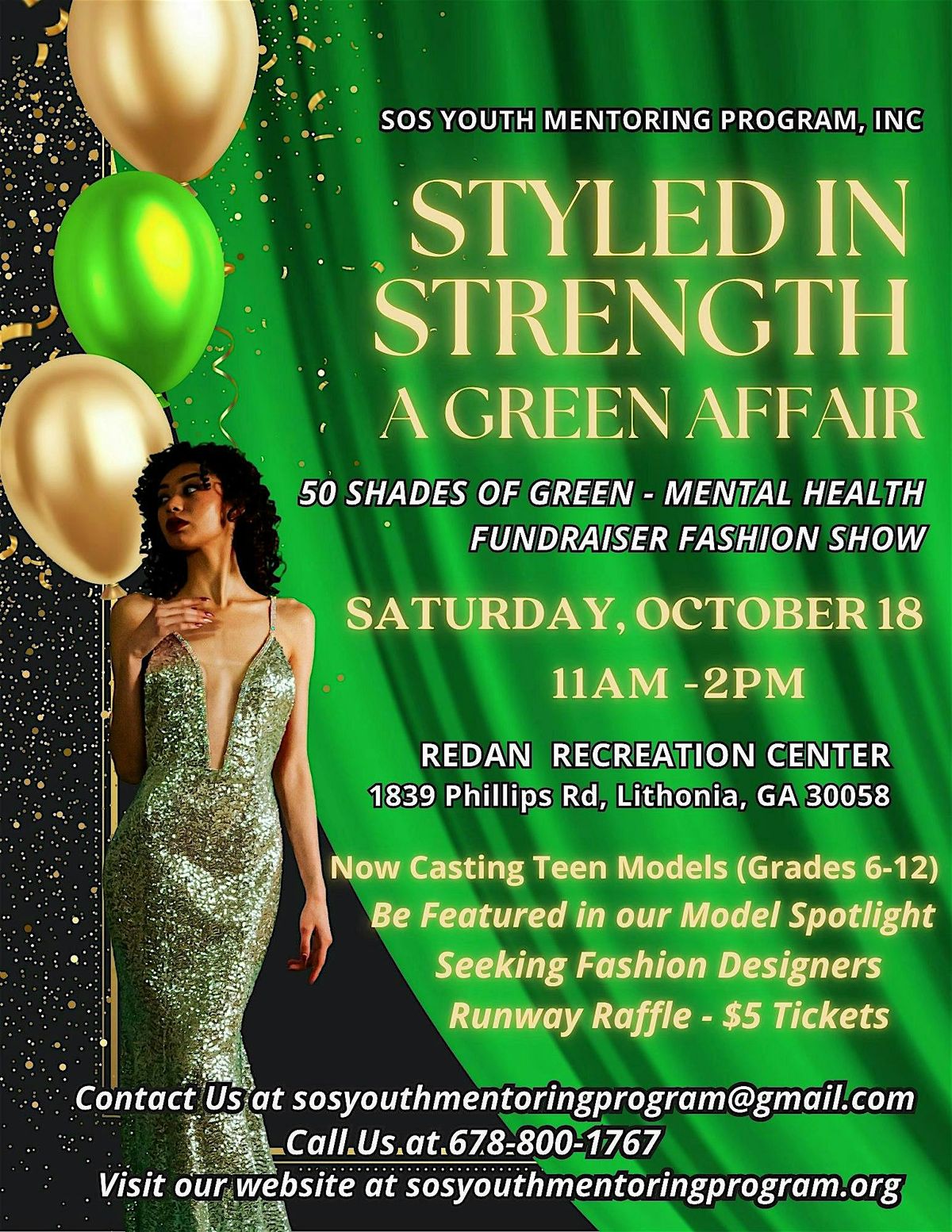 Styled in Strength: A Green Affair \u2013 Teen Fashion Show & Empowerment Event