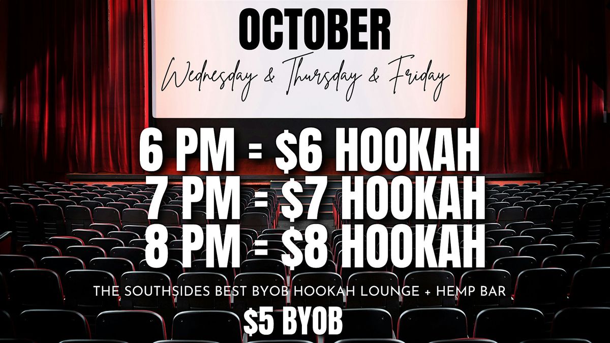 $6 HOOKAH X PREGAME HAPPY HOUR X POWER LOUNGE HTX