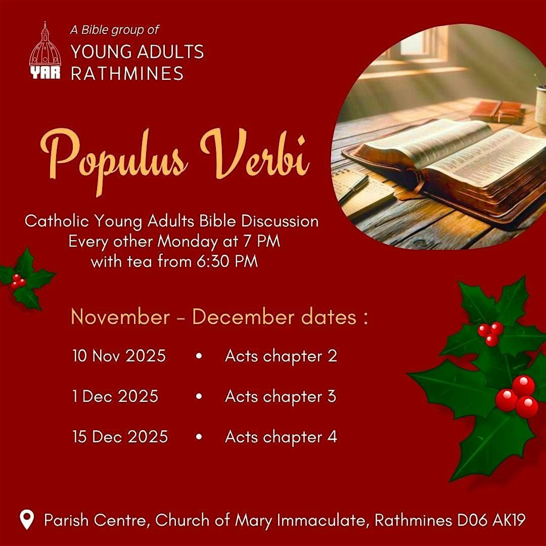 Populus Verbi - Catholic Bible Group (age 18-40)