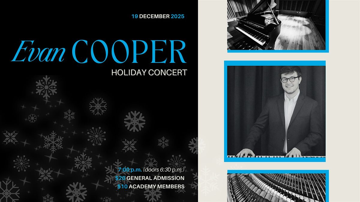 Stages Presents: Evan Cooper Holiday Concert