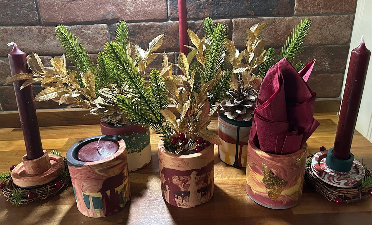 The Jesmonite Christmas Workshop - Table & Tree Decorations w\/ Objectify