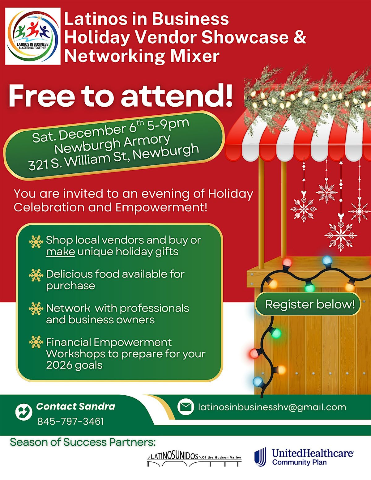 Season of Success! Holiday Vendor Showcase & Networking Mixer!