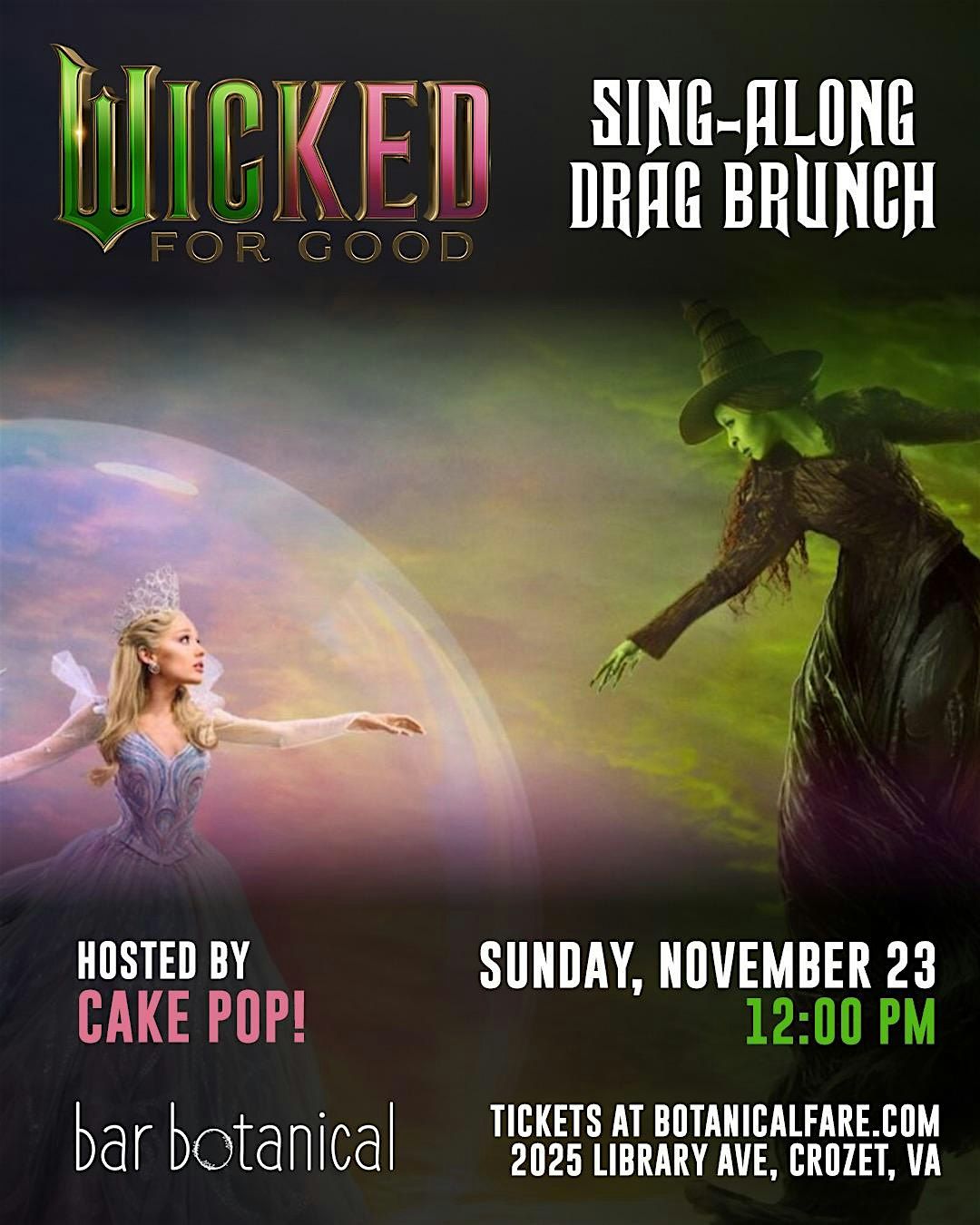 Wicked Sing-Along Drag Brunch