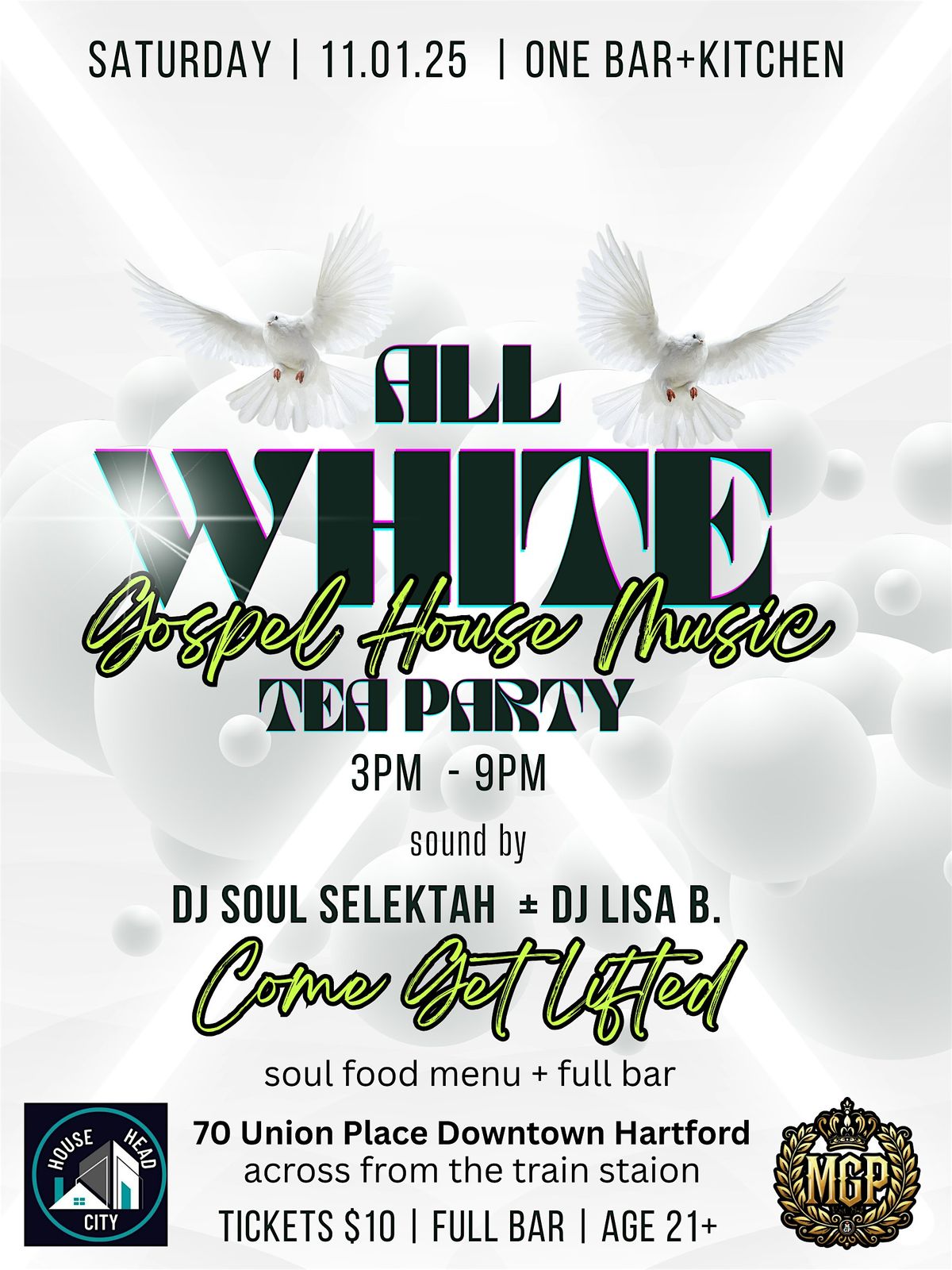 All White Gospel House Music Tea Party