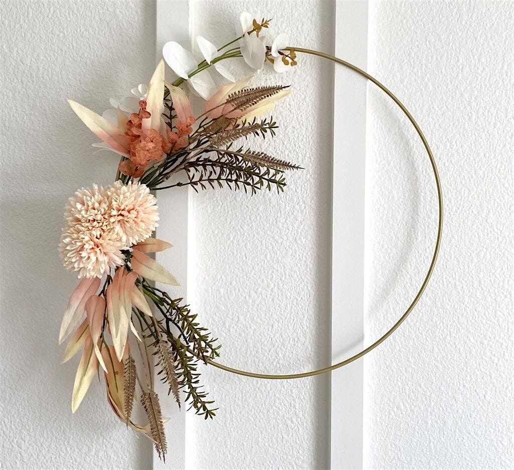 Dried Flower Autumn Wreath Workshop \u2013 Cosy Seasonal Craft Event, Nottingham