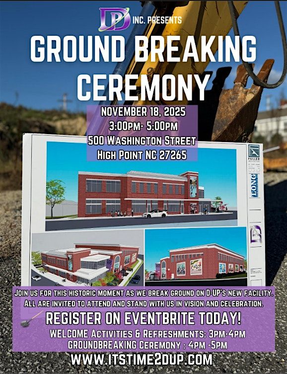 D-UP STEM  Gym and Arts Complex Ground Breaking