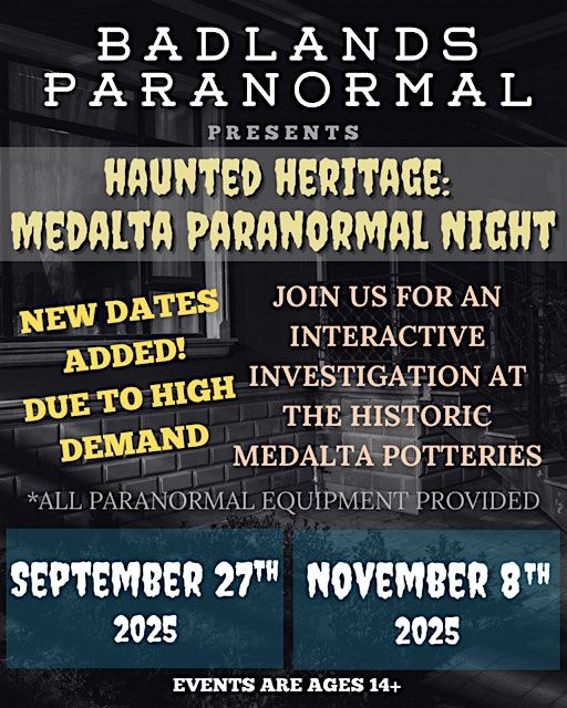 Paranormal Investigation at Medalta Potteries