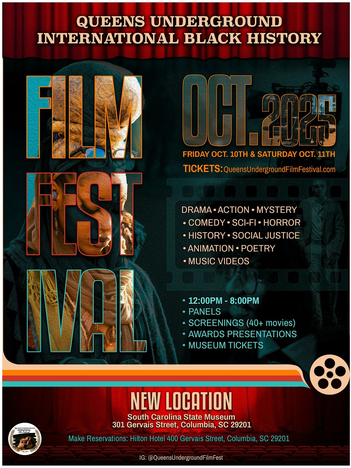 Queens Underground International Black History Film Festival -Columbia, SC
