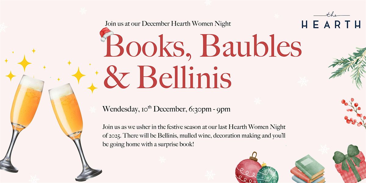 Hearth Women Night - Books, Baubles & Bellinis