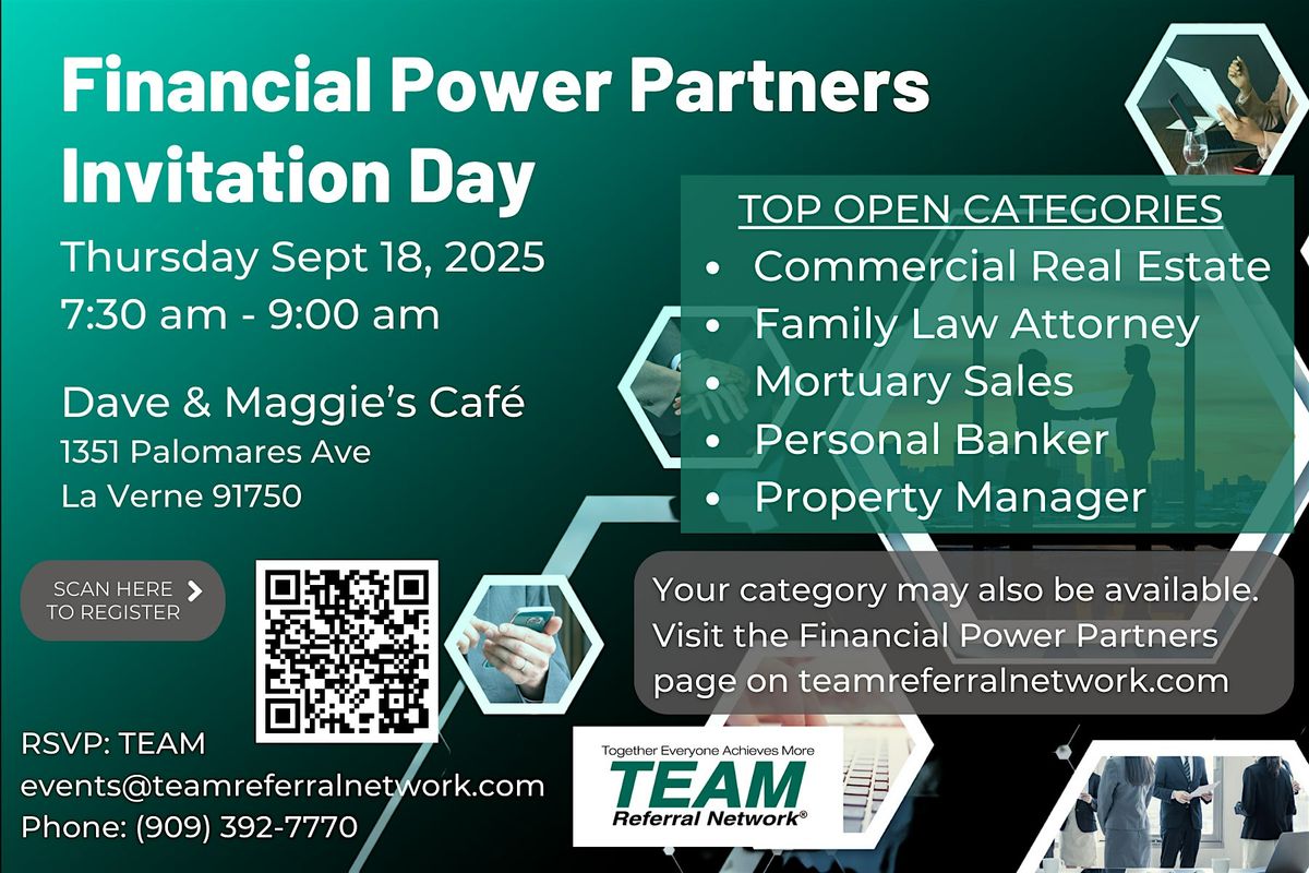 Financial Power Partners Invitation Day \u2013 La Verne