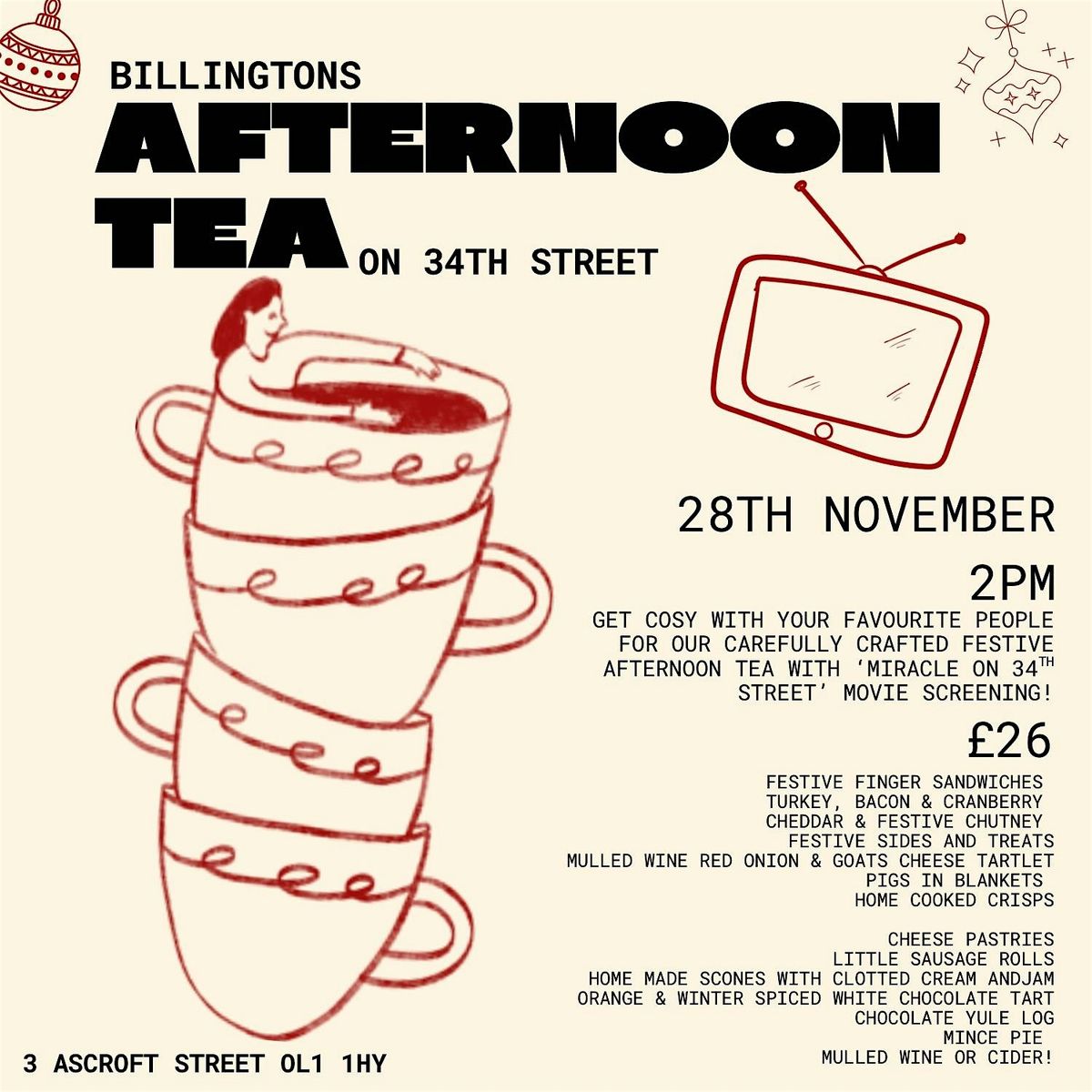 Afternoon Tea on 34th Street