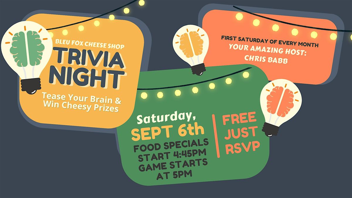 September Trivia & Cheese Night