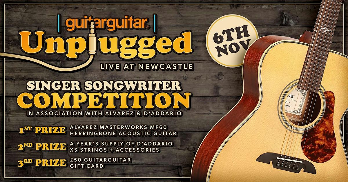 guitarguitar Unplugged: Singer Songwriter Competition in Newcastle!