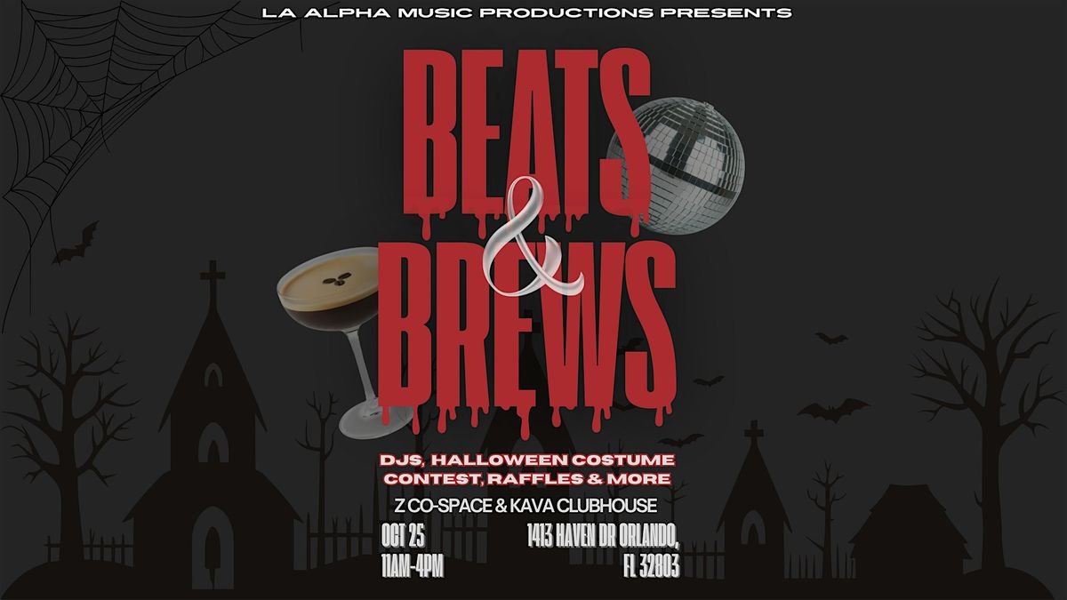 Beats & Brews: a coffee and music party