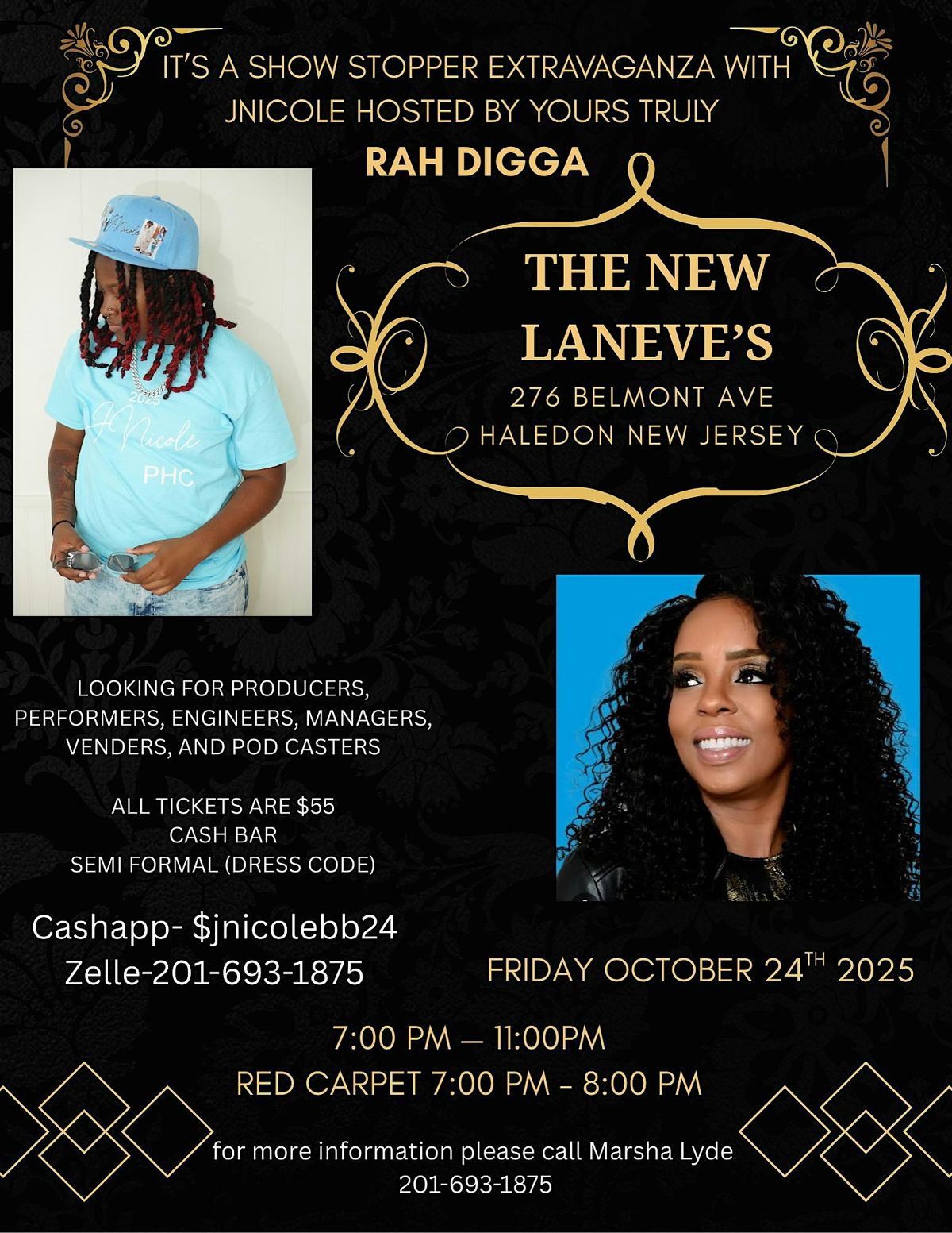 Show Stopper Extravaganza With JNICOLE and Hosted by Rah Digga