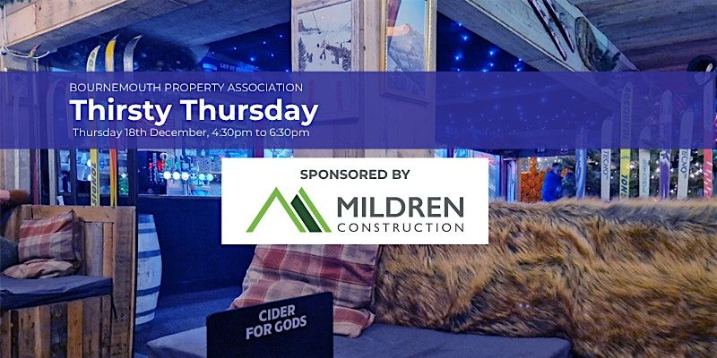 Thirsty Thursday Networking Drinks at The Alpine Bar