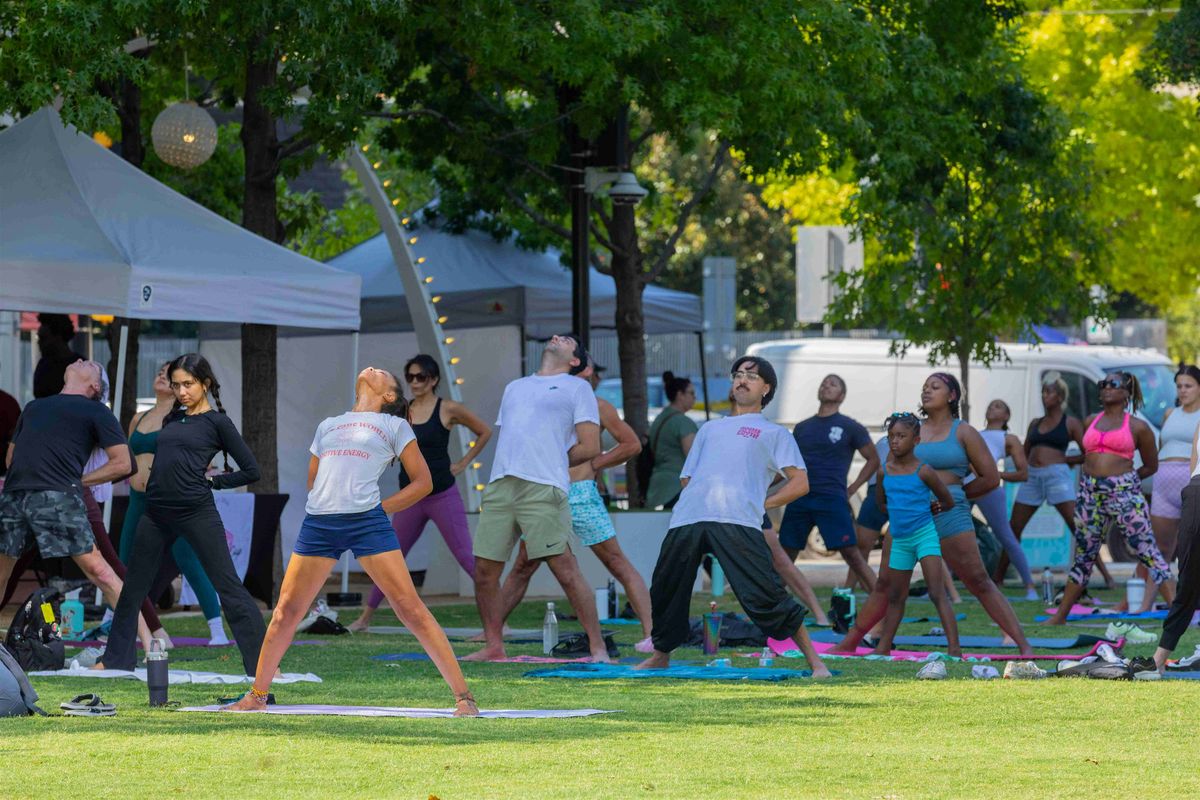 Yoga with Stefanie powered by Yena at Klyde Warren Park