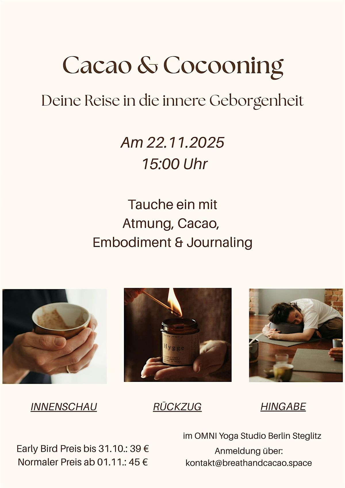Cacao & Cocooning - Deine Reise in die innere Geborgenheit