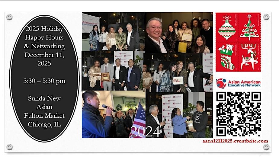 12th Asian American Executive Network - Holiday Happy Hour & Networking