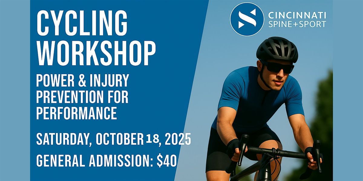 Cycling Workshop: Power and Injury Prevention for Performance