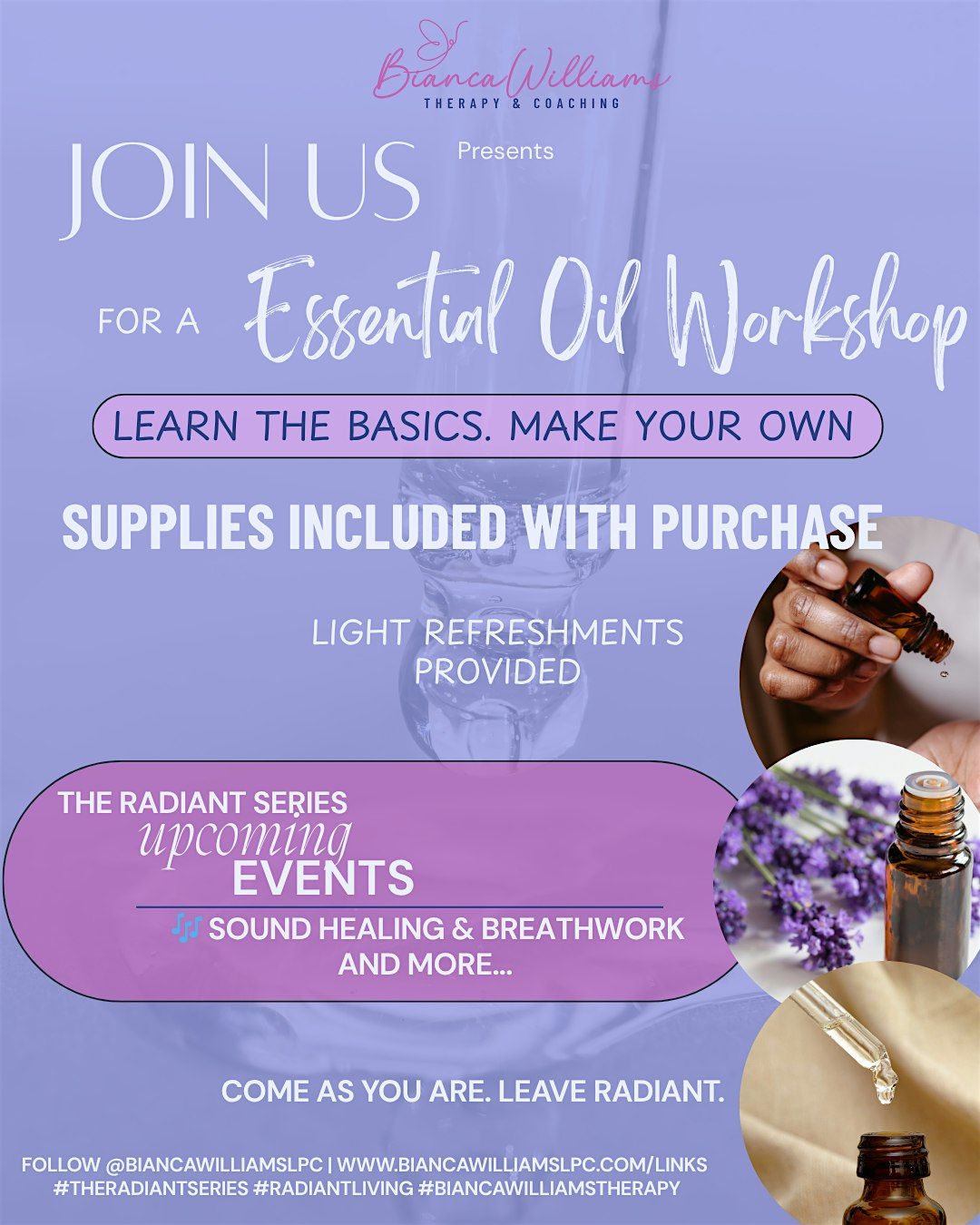 Essential Oil Workshop: A Creative Wellness Experience