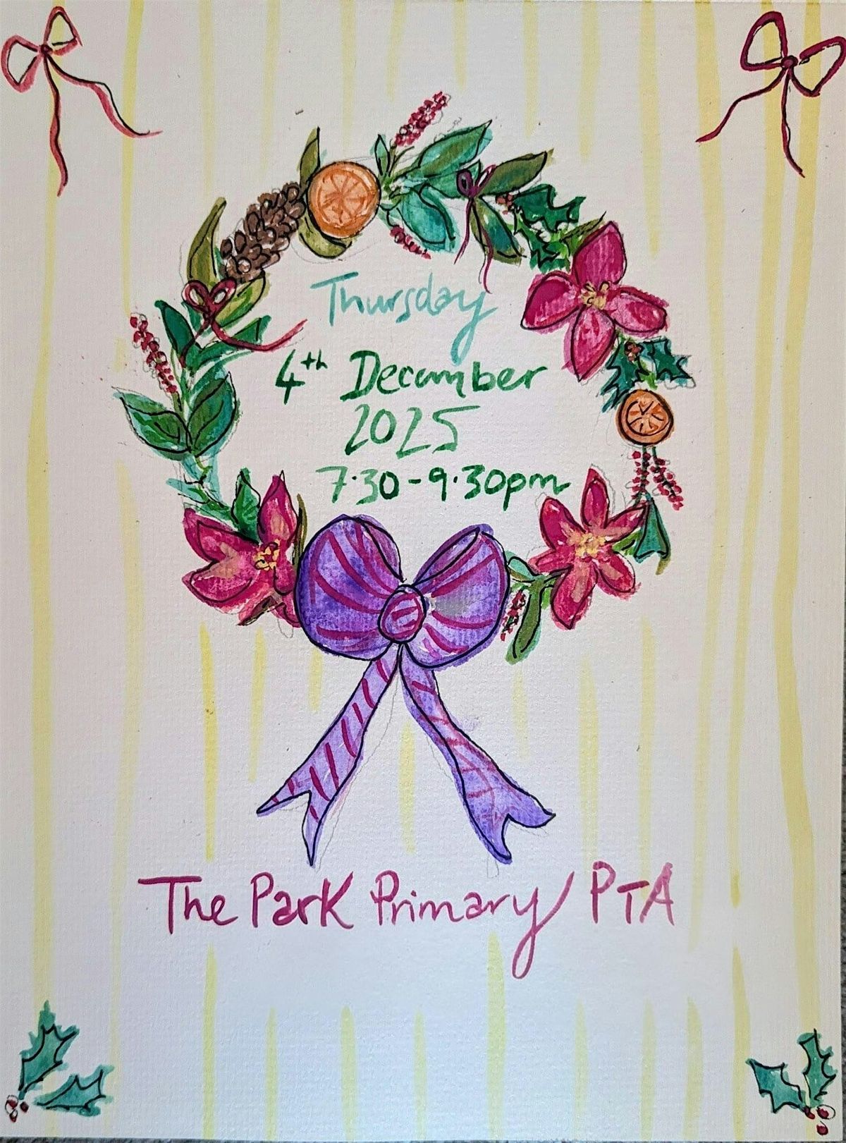 Park Primary PTA Wreath Making Evening