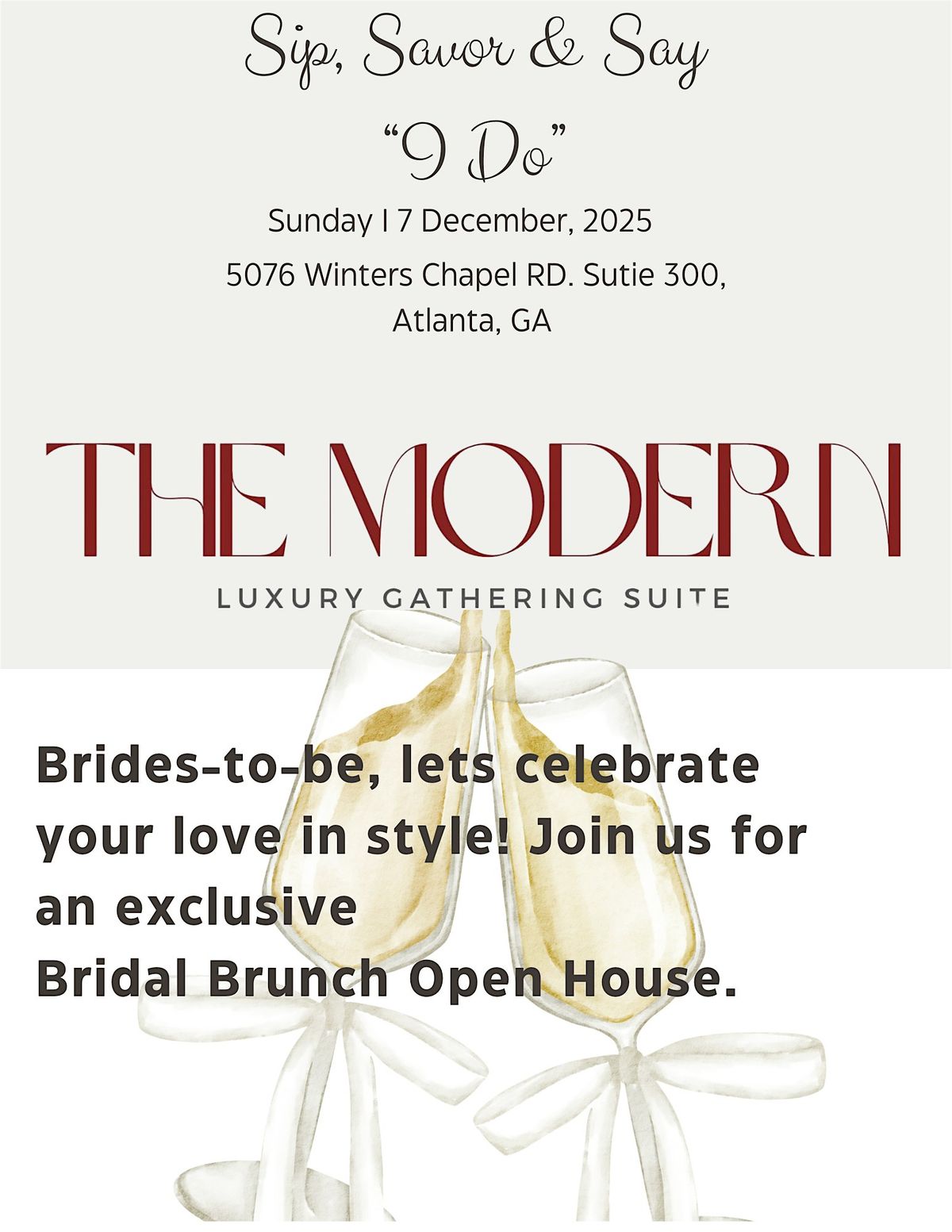 Sip, Savor and Say \u201c I do\u201d