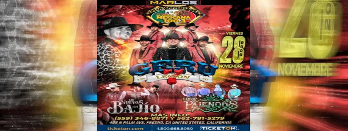 GERU Y SU LEGION 7, LOS DEL PALENQUE & MAS